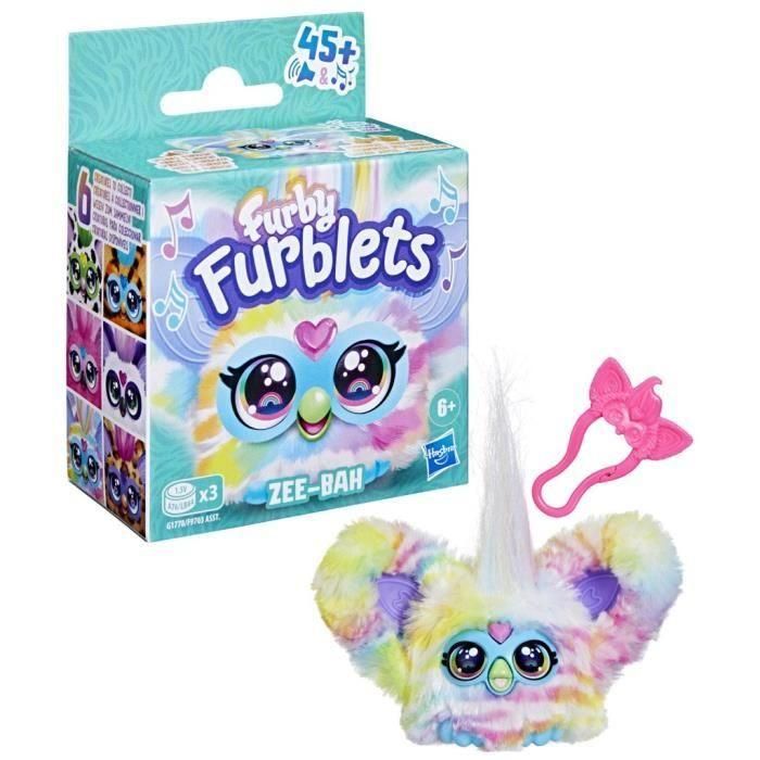 Hasbro HASG17785X6 Furby Furblets Zee-Bah, mini peluche electrónico con más de 45 sonidos para niñas y niños, +6 años, Serie 4 1 Hasbro HASG17785X6 Furby Furblets Zee-Bah, mini peluche electrónico con más de 45 sonidos para niñas y niños, +6 años, Serie 4 1