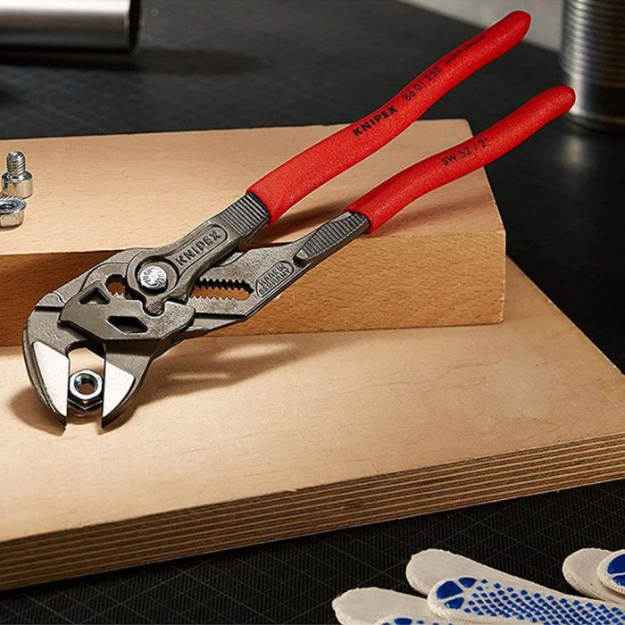 Knipex Tenaza llave ajustable 250 mm 8601250 - Mordazas paralelas, ajuste automático, agarre perfecto 8 Knipex Tenaza llave ajustable 250 mm 8601250 - Mordazas paralelas, ajuste automático, agarre perfecto 8