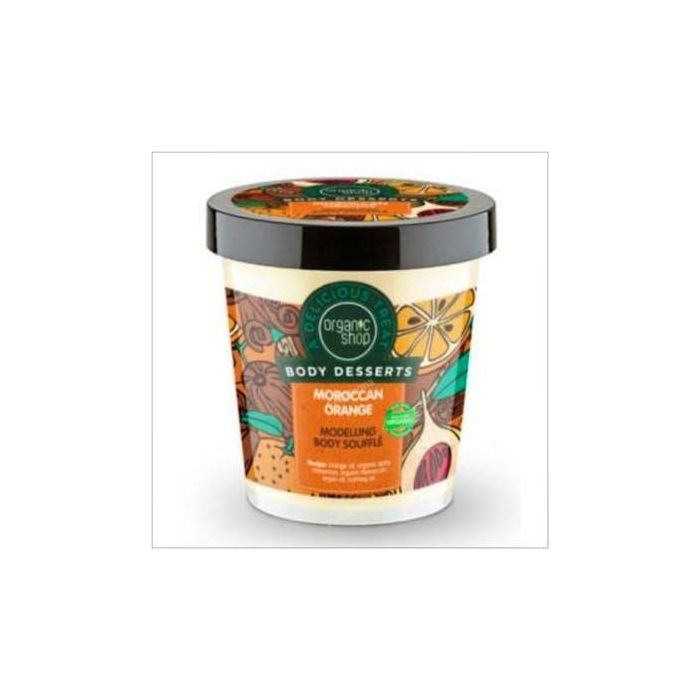 ORGANIC SHOP Soufflé Remodelador Naranja de Marruecos Efecto Hidratante Duradero Piel Suave 450ml