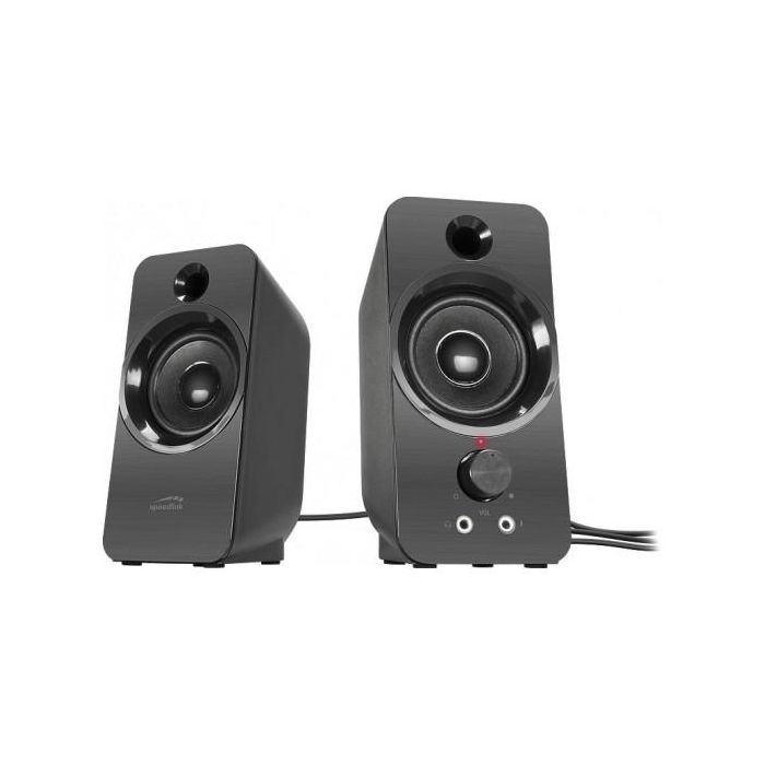 Speedlink Altavoces estéreo Daroc negros