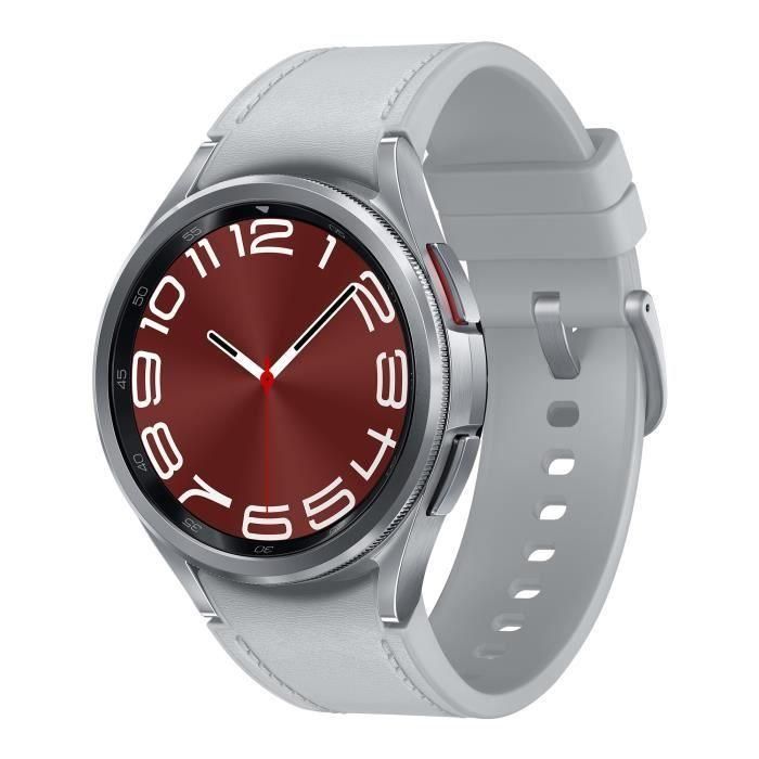 Samsung SAM8806095076300 Galaxy Watch6 Clásico 43mm, Color Plata, Conectividad 4G