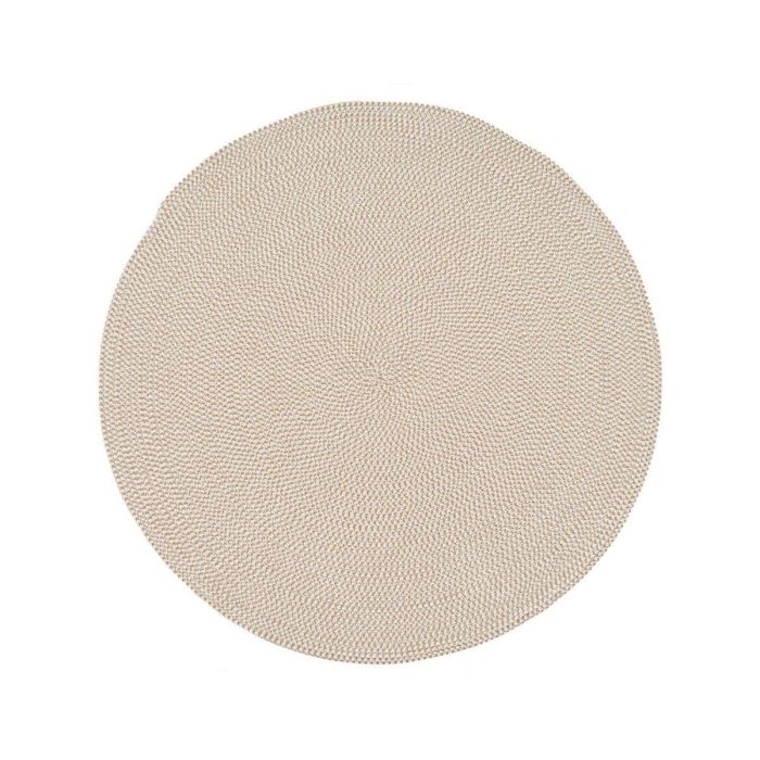 Alfombra Blanco Beige 90 x 90 x 0,2 cm