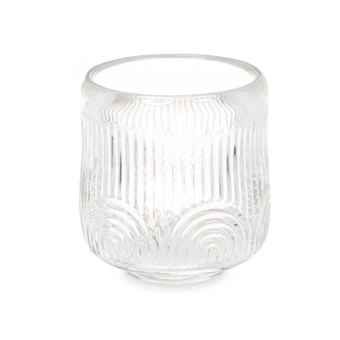 Portavela Circulo Raya Grd Transparente Giftdecor 9X9CM (12 Unidades) 1 Portavela Circulo Raya Grd Transparente Giftdecor 9X9CM (12 Unidades) 1