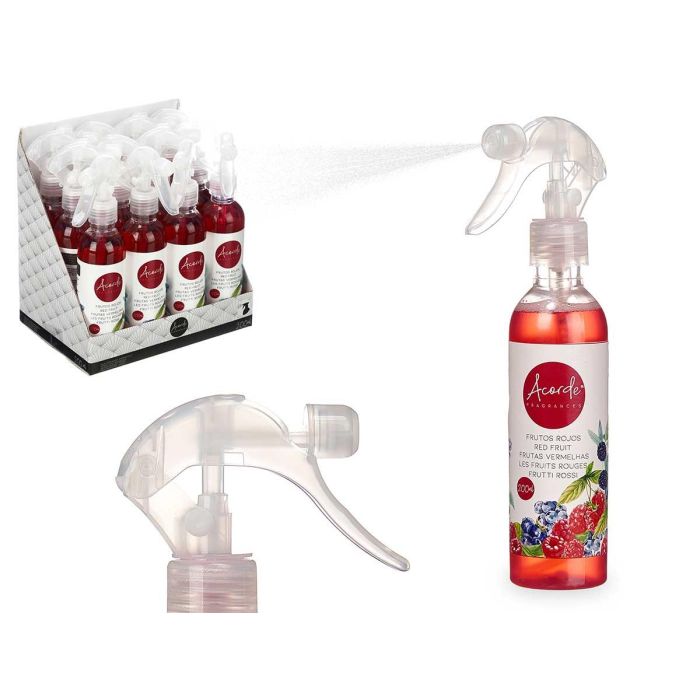Ambientador Pulverizador Frutos Rojos 200 ml - Acorde (24 Unidades) Ambientador Pulverizador Frutos Rojos 200 ml - Acorde (24 Unidades)