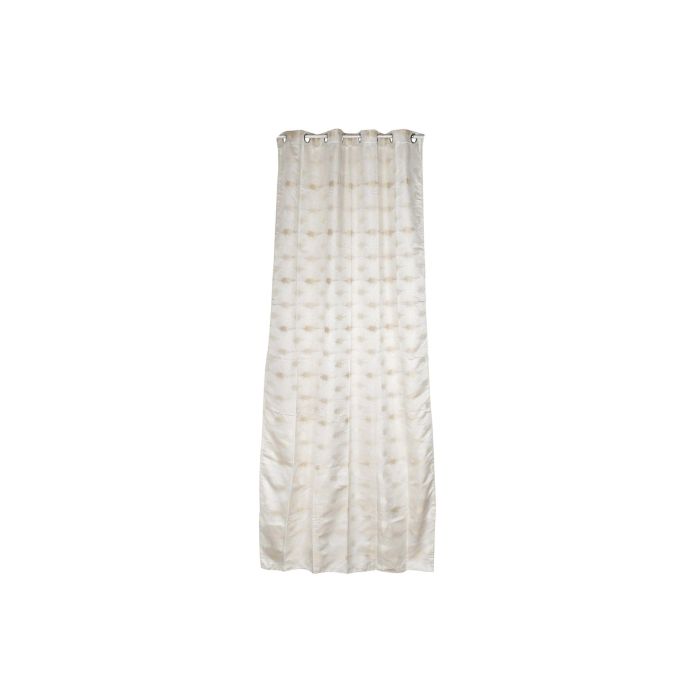 Cortina Tradicional DKD Home Decor Beige 270 x 140 cm (2 Unidades) 1