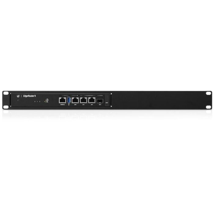 Ubiquiti EdgeRouter 4 Router Gigabit Ethernet Negro con USB 3.2 Gen 1, Soporte VPN y Procesador 1000 MHz 2