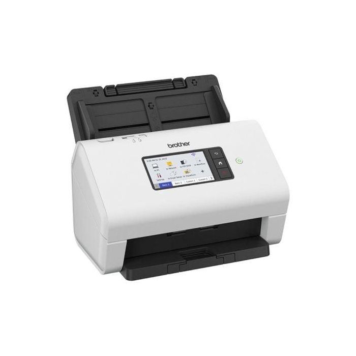 BROTHER Escaner profesional ADS4900W de alta velocidad a doble cara con pantalla tactil, tarjeta de red, WiFi 2 BROTHER Escaner profesional ADS4900W de alta velocidad a doble cara con pantalla tactil, tarjeta de red, WiFi 2