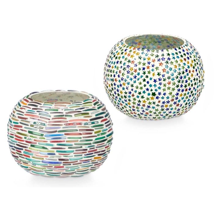 Portavela Ovalado Rayas Estrellas Surtidos Mod Giftdecor 12X8CM (12 Unidades) 1 Portavela Ovalado Rayas Estrellas Surtidos Mod Giftdecor 12X8CM (12 Unidades) 1