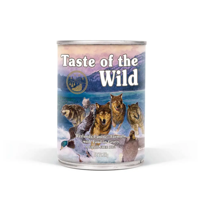 Taste of the Wild Canine Adult Wetlands Pato Codorniz Caja 12x390 gr