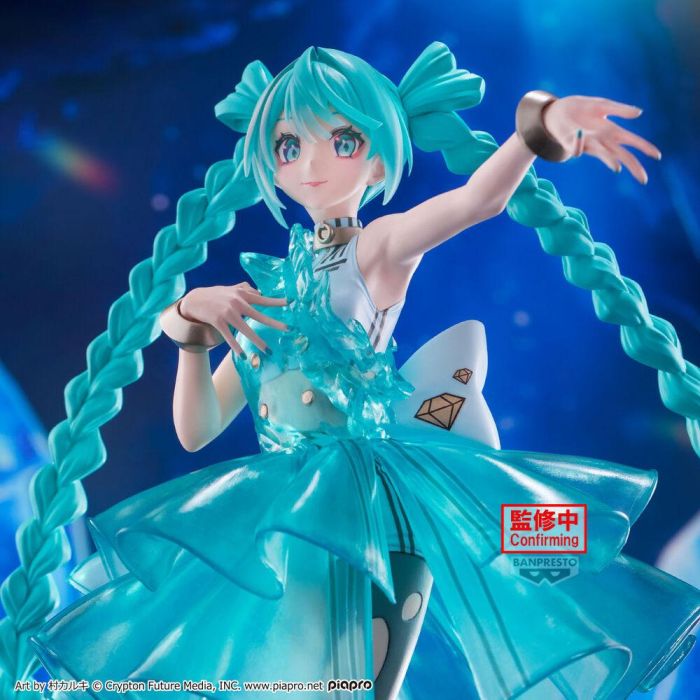 Banpresto Figura Hatsune Miku EmeraldGem Clearluxe 28cm de Anime y Manga 4