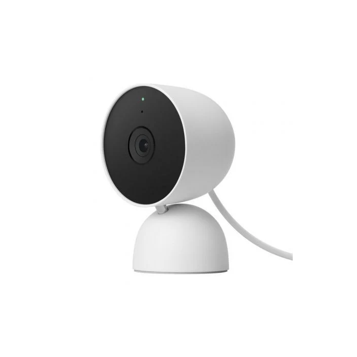Google Nest Cam GA01998-IT Cámara de Vigilancia 2ª Generación 1080p Visión Nocturna Control APP