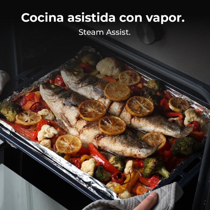 Cecotec Horno Multifunción Bolero Hexa Inox 2800W 70L Temporizador y Vapor 2