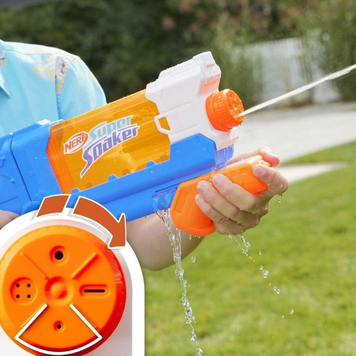 Nerf Super Soaker Flip Fill Lanzador de Agua con 4 Patrones de Disparo y Llenado Rápido, Juguetes para Mayores de 6 Años Nerf Super Soaker Flip Fill Lanzador de Agua con 4 Patrones de Disparo y Llenado Rápido, Juguetes para Mayores de 6 Años