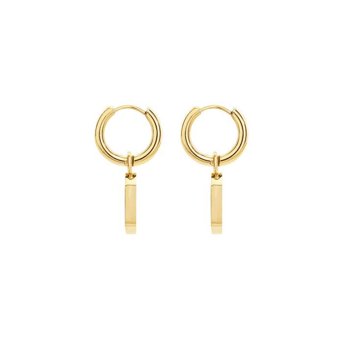 Pendientes Mujer Breil TJ3659 Plata de ley 925 Dorado 3