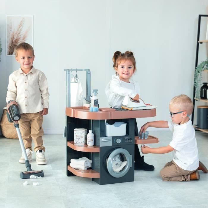 Smoby SMO3032163303275 - Lavadora de Juguete Rowenta Wash&Clean para Niños 3+ Años 1 Smoby SMO3032163303275 - Lavadora de Juguete Rowenta Wash&Clean para Niños 3+ Años 1
