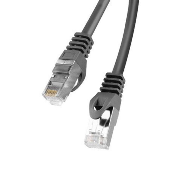 Lanberg Cable de Red Latiguillo Ethernet Cat.6 F/UTP 5 Metros Negro para Conexiones de Alta Velocidad 250 MHz AWG 26 0 Lanberg Cable de Red Latiguillo Ethernet Cat.6 F/UTP 5 Metros Negro para Conexiones de Alta Velocidad 250 MHz AWG 26 0