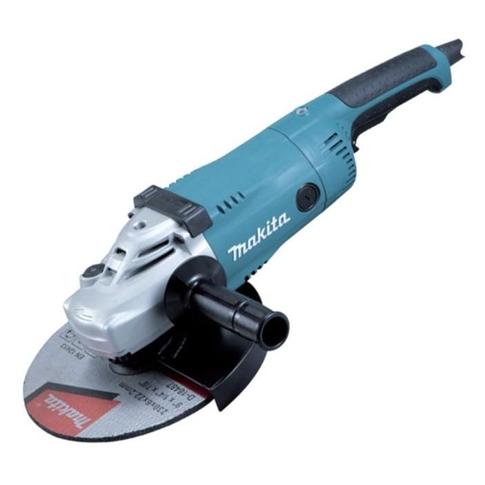 Makita GA9020RFK3 Amoladora Angular 2200W, Disco 23 cm, 6600 RPM - Alto Rendimiento Industrial
