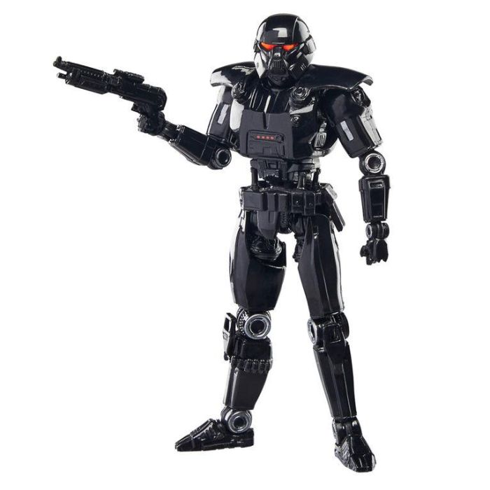 Hasbro Star Wars The Mandalorian Figura Dark Trooper 9.5 cm Colección Vintage 2