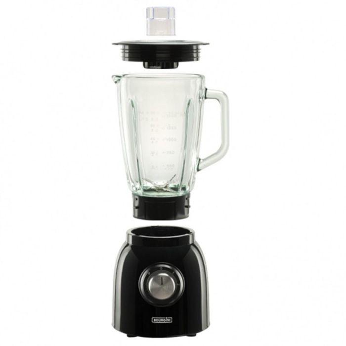 Batidora Vaso Bourgini Nostalgic Black 1.5 L 2