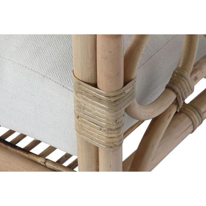 Sillón Home ESPRIT Blanco Natural 72 x 77 x 80 cm 4 Sillón Home ESPRIT Blanco Natural 72 x 77 x 80 cm 4