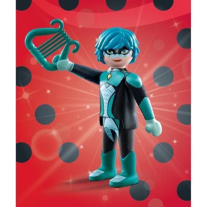 Playmobil 71868 Miraculous Viperion Figura de Acción Luka Couffiane con Arpa y Escudo 1 Playmobil 71868 Miraculous Viperion Figura de Acción Luka Couffiane con Arpa y Escudo 1