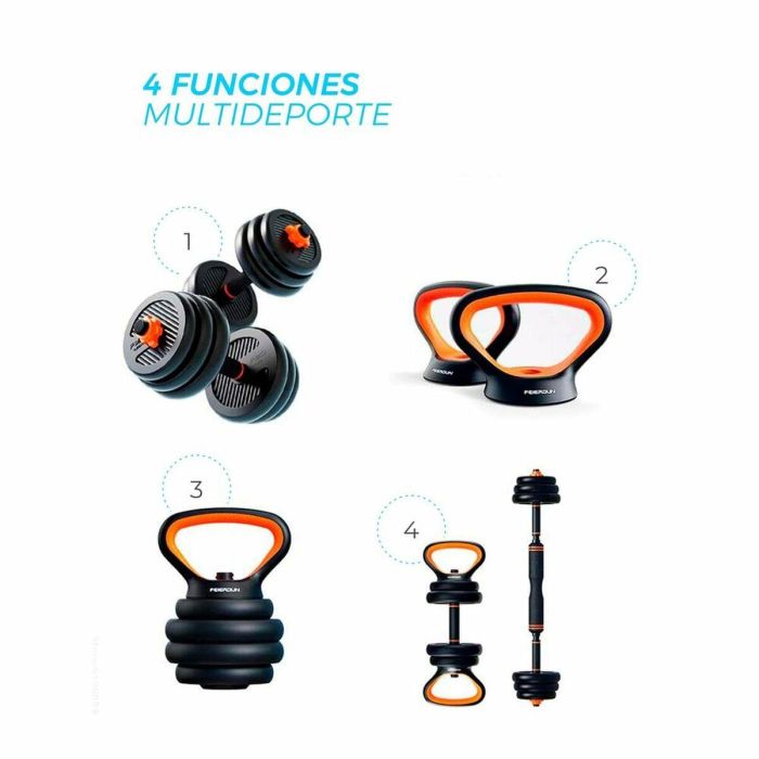 Kit de Pesas Rusas y Mancuernas Xiaomi 40 kg 3 Kit de Pesas Rusas y Mancuernas Xiaomi 40 kg 3