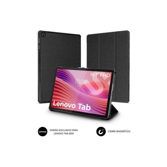Subblim SUBCST-5SC140 Funda Shock Case para Lenovo Tab 10.1" 2025 Negra - Protección 360° y SmartCover con doble ángulo 2 Subblim SUBCST-5SC140 Funda Shock Case para Lenovo Tab 10.1" 2025 Negra - Protección 360° y SmartCover con doble ángulo 2
