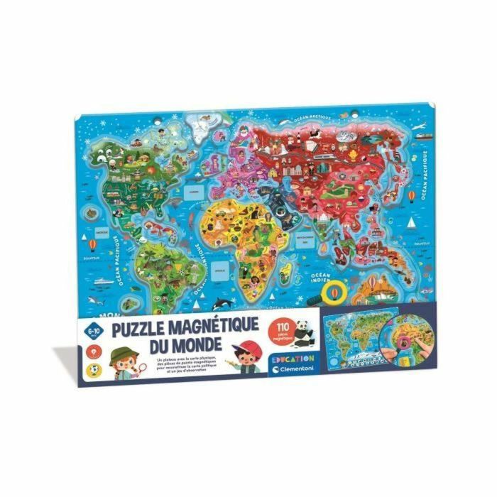 Puzzle Clementoni Magnético Mapamundi 110 Piezas 5 Puzzle Clementoni Magnético Mapamundi 110 Piezas 5