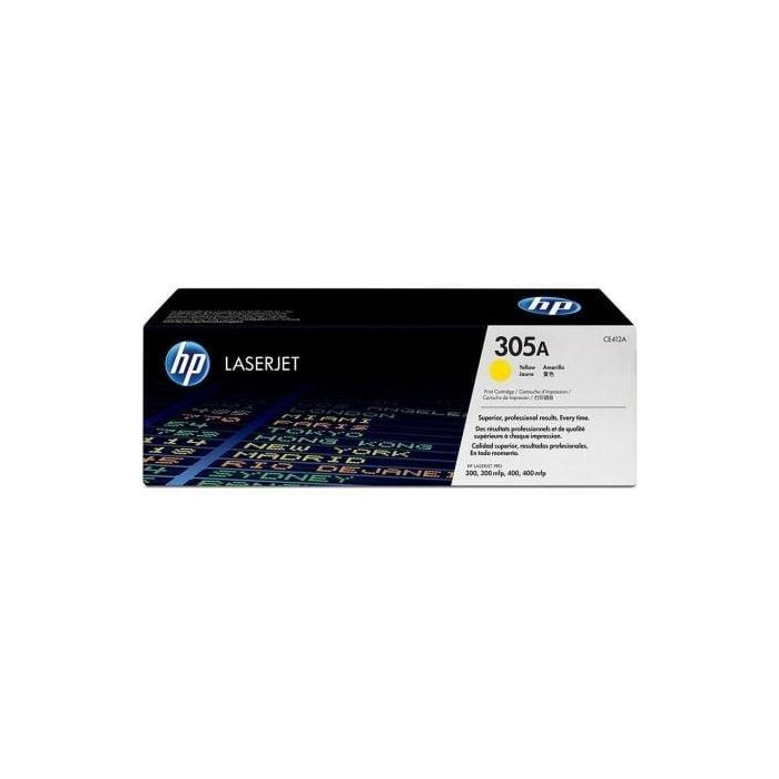 Hp Toner Amarillo Laserjet Pro 300 400 Color - M 351 A - Mfp - M 375 Nw - M 451 Dn - Dw - Nw - 305A