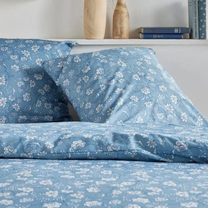 Today TOD3574641289041 Juego de cama Estampado floral 2 personas 220 x 240 cm Azul 1