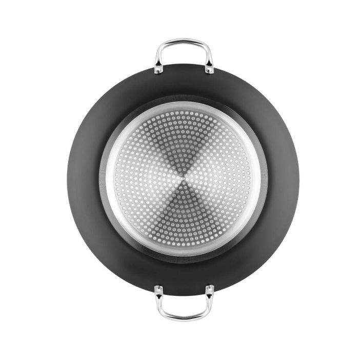 Paellera Monix M371634 Negro Acero Inoxidable 1 Paellera Monix M371634 Negro Acero Inoxidable 1