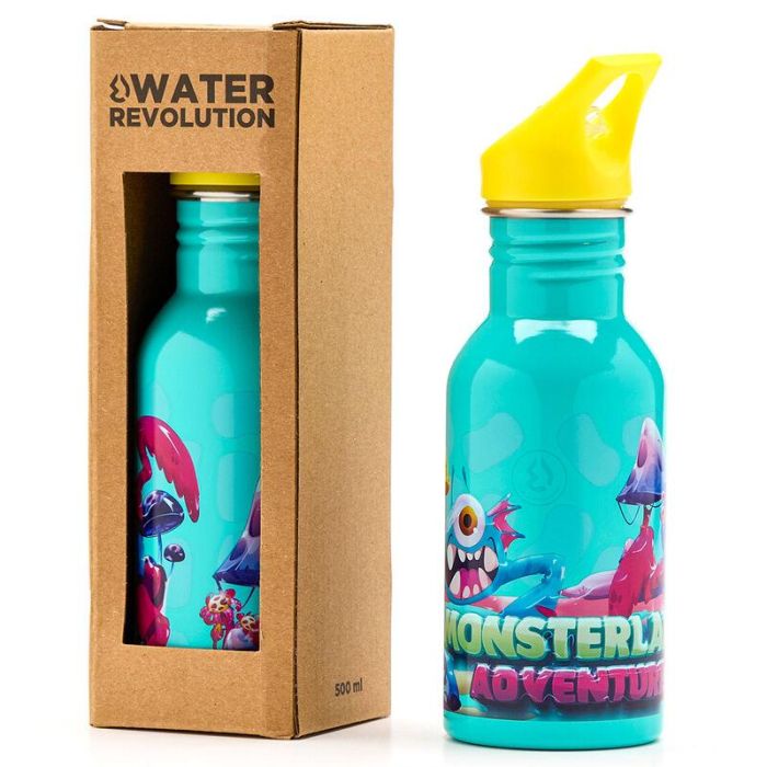Cantimplora acero inoxidable Monsterland Water Revolution 500ml 1 Cantimplora acero inoxidable Monsterland Water Revolution 500ml 1