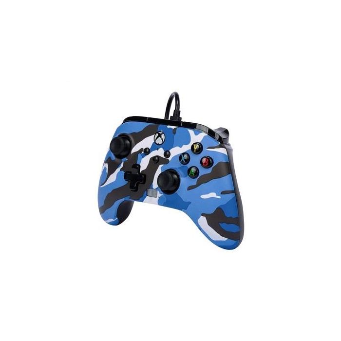 Enhanced Mando Con Cable Xbox Camuflaje Azul POWER A 1525941-01 6