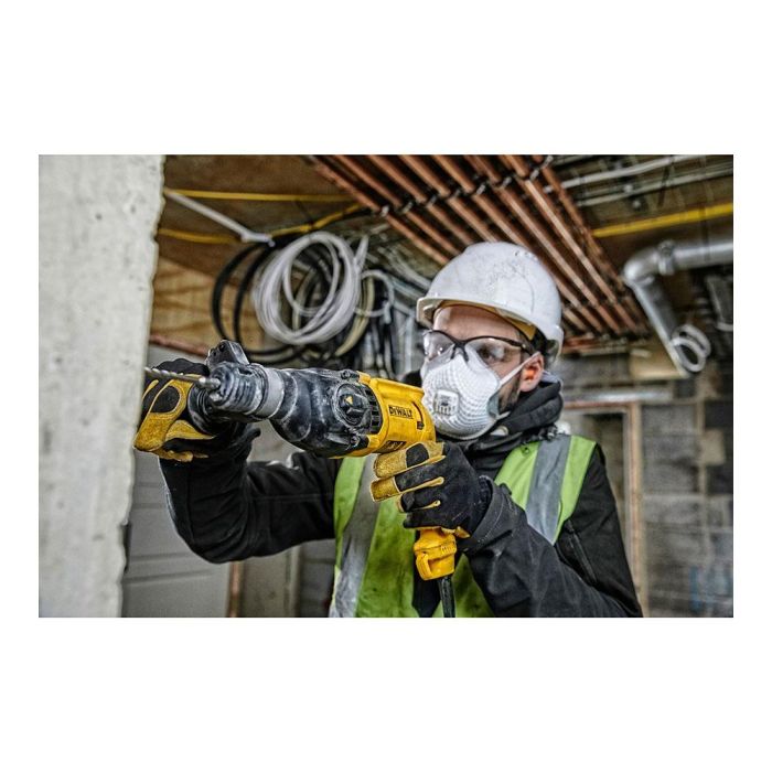 Dewalt Martillo Combinado D25033K-QS 710W con Maletín para Hormigón, Metal y Madera, Capacidad 4-22mm 2