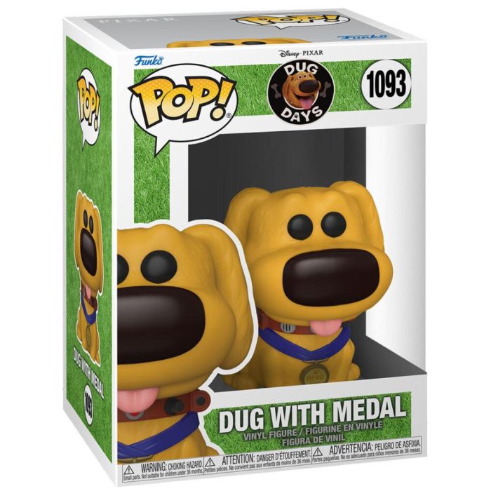 Funko POP Disney Dug Days Hero Dug Figura de Vinilo 9cm 2 Funko POP Disney Dug Days Hero Dug Figura de Vinilo 9cm 2