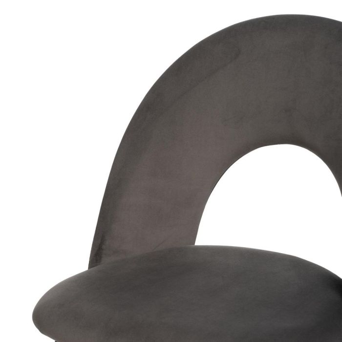 Silla Taupe Tejido-Metal Contract 49 X 60 X 81 cm