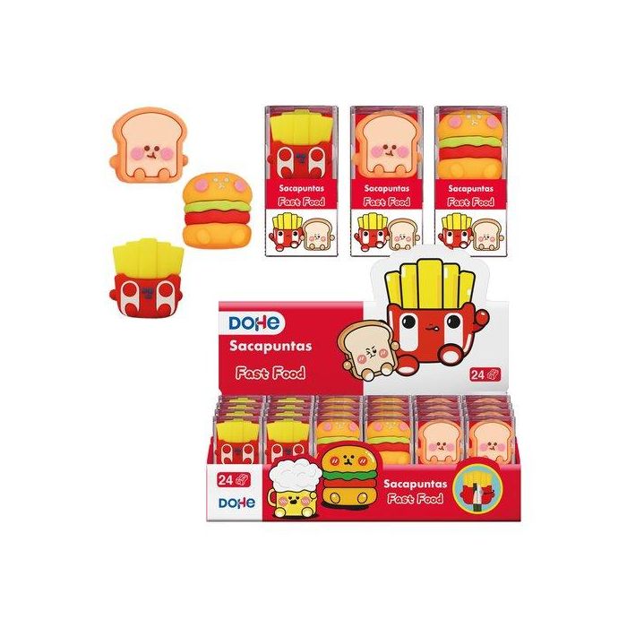 Afilalapiz Dohe Fast Food Surtido Expositor De 24 (3 Mod.)