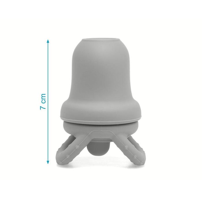 KioKids Alimentador Bebé Silicona para Introducción Alimentos Sólidos Frutas Verduras Sin Peligro de Ahogamiento +6 Meses Gris 3 KioKids Alimentador Bebé Silicona para Introducción Alimentos Sólidos Frutas Verduras Sin Peligro de Ahogamiento +6 Meses Gris 3