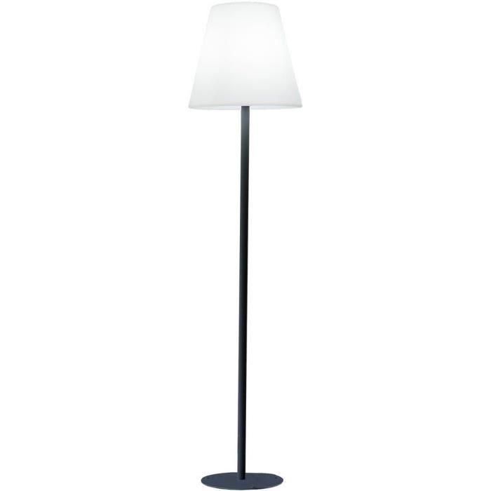 Lámpara de pie inalámbrica - LUMISKY - STANDY - Al. 150 cm - Base de metal - LED multicolor regulable