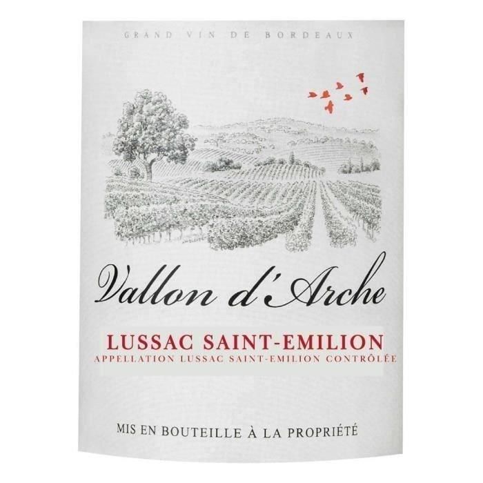 Vallon d'Arche 2022 Lussac Saint-Emilion - Vino tinto Burdeos 1