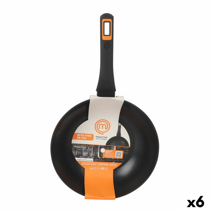 Sartén Wok MasterChef 28 cm (6 Unidades) Sartén Wok MasterChef 28 cm (6 Unidades)