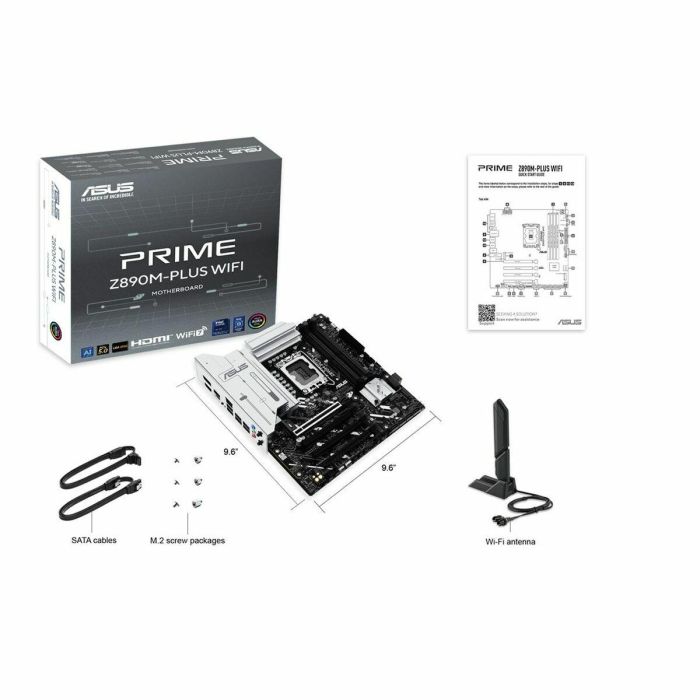 ASUS PRIME Z890M-PLUS WiFi Placa Base micro ATX Intel Z890 LGA 1851, Wi-Fi 7, DDR5, 90MB1J80-M0EAY0 34 ASUS PRIME Z890M-PLUS WiFi Placa Base micro ATX Intel Z890 LGA 1851, Wi-Fi 7, DDR5, 90MB1J80-M0EAY0 34