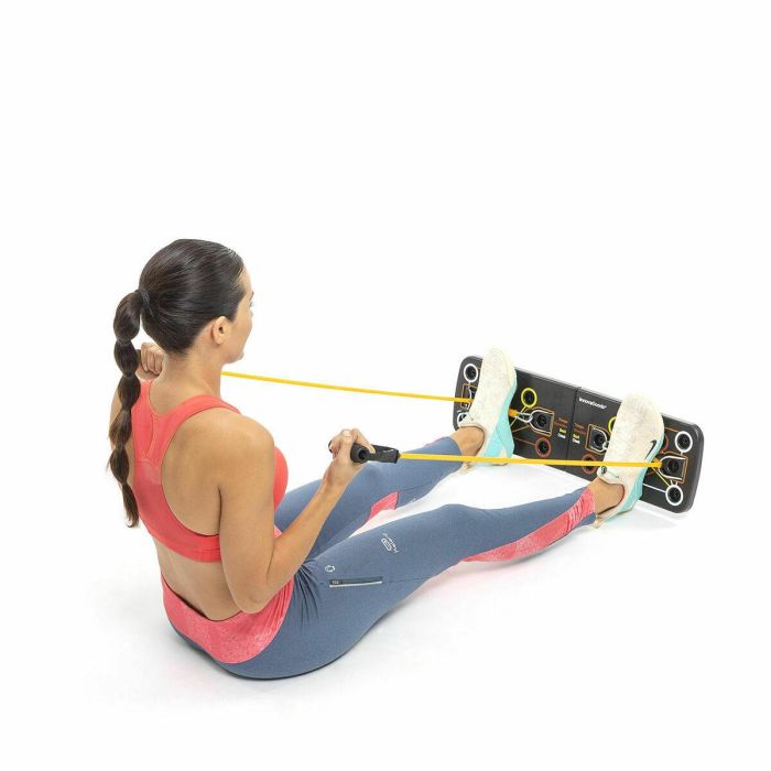 Pack Tabla de Flexiones Push-Up y Set de Bandas de Resistencia con Accesorios y Guía de Ejercicios InnovaGoods 37