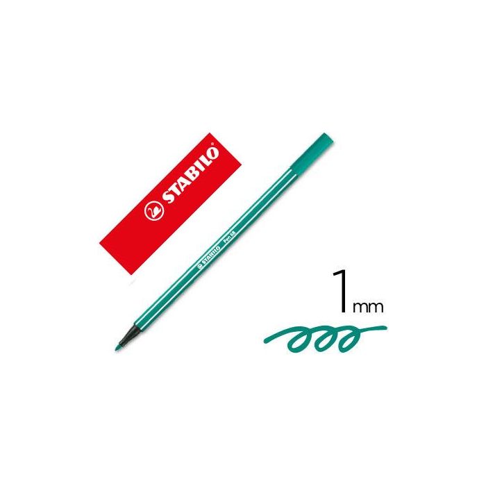 Stabilo Rotulador Pen 68 Verde Caja 10 Ud