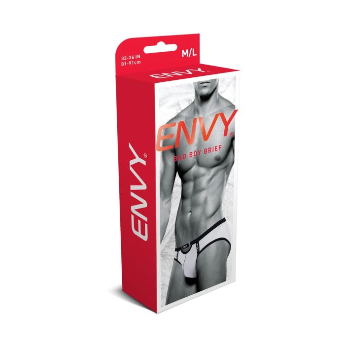 Calzoncillos clásicos Envy Blanco L/XL 4 Calzoncillos clásicos Envy Blanco L/XL 4