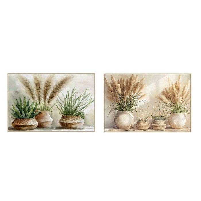 Cuadro Cottage DKD Home Decor Beige Verde 4.5 x 83 x 123 cm (2 Unidades) Cuadro Cottage DKD Home Decor Beige Verde 4.5 x 83 x 123 cm (2 Unidades)
