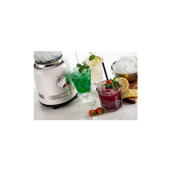 Ariete Batidora de Vaso Moderna Blanca con Vaso de Vidrio, 4 Cuchillas de Acero Inoxidable y 4 Velocidades 7 Ariete Batidora de Vaso Moderna Blanca con Vaso de Vidrio, 4 Cuchillas de Acero Inoxidable y 4 Velocidades 7