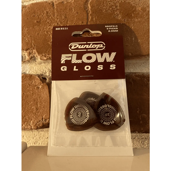 Dunlop Flow Gloss 2 Mm Púas - Pack De 3 Unidades 5