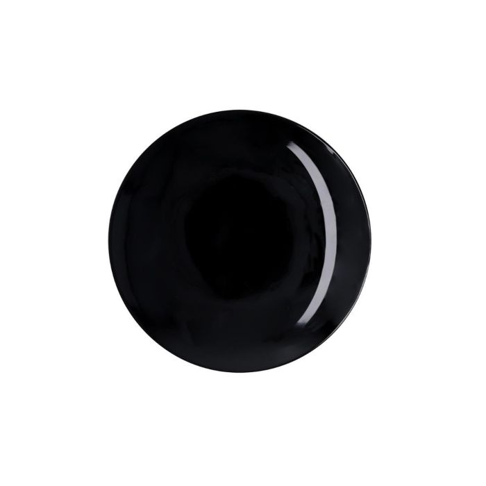 Quid Plato Postre Select Basic Melamina 20 cm Negro Brillo