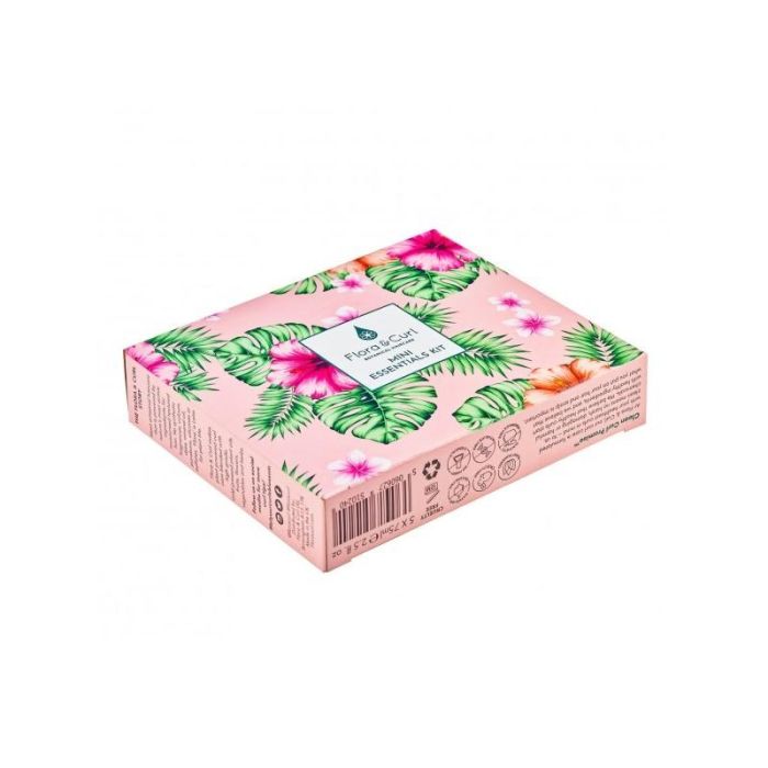 Flora Curl Mini Essentials Kit - Kit de viaje con 5 productos esenciales para rizos hidratados y definidos 1